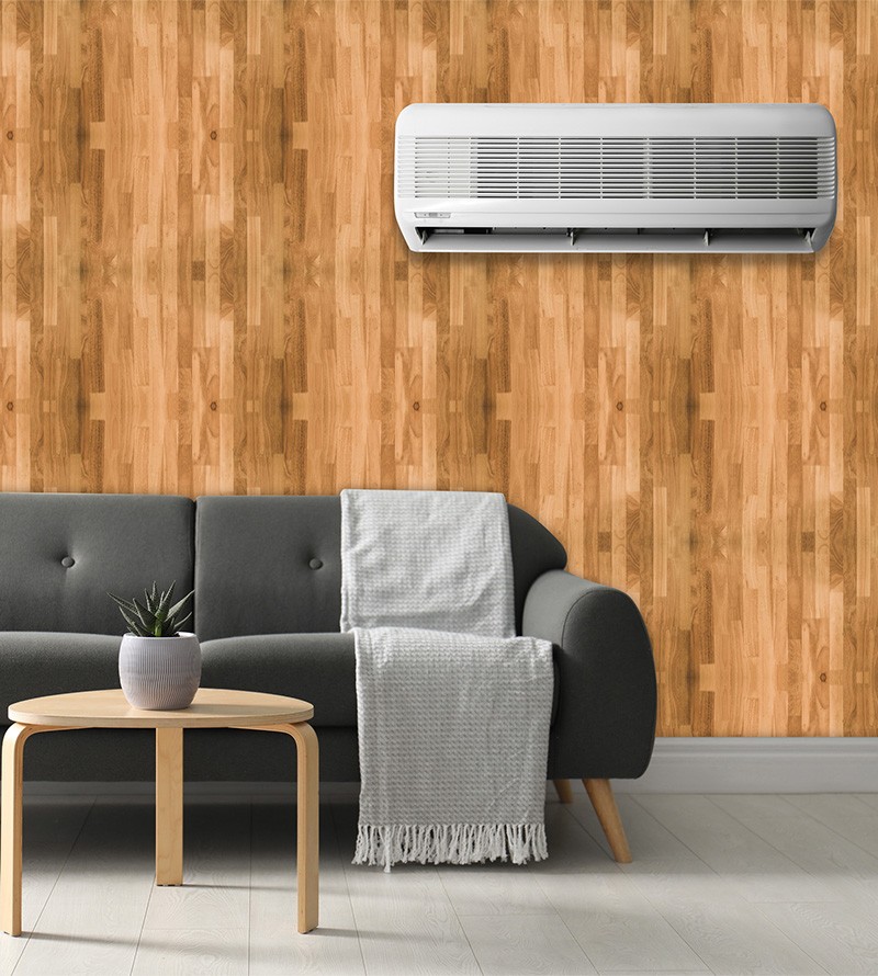 Papel de Parede Efeito Madeira Tacos