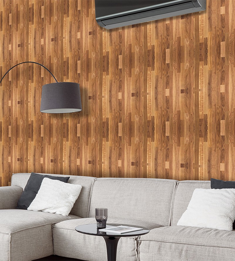 Papel de Parede Efeito Madeira Tacos