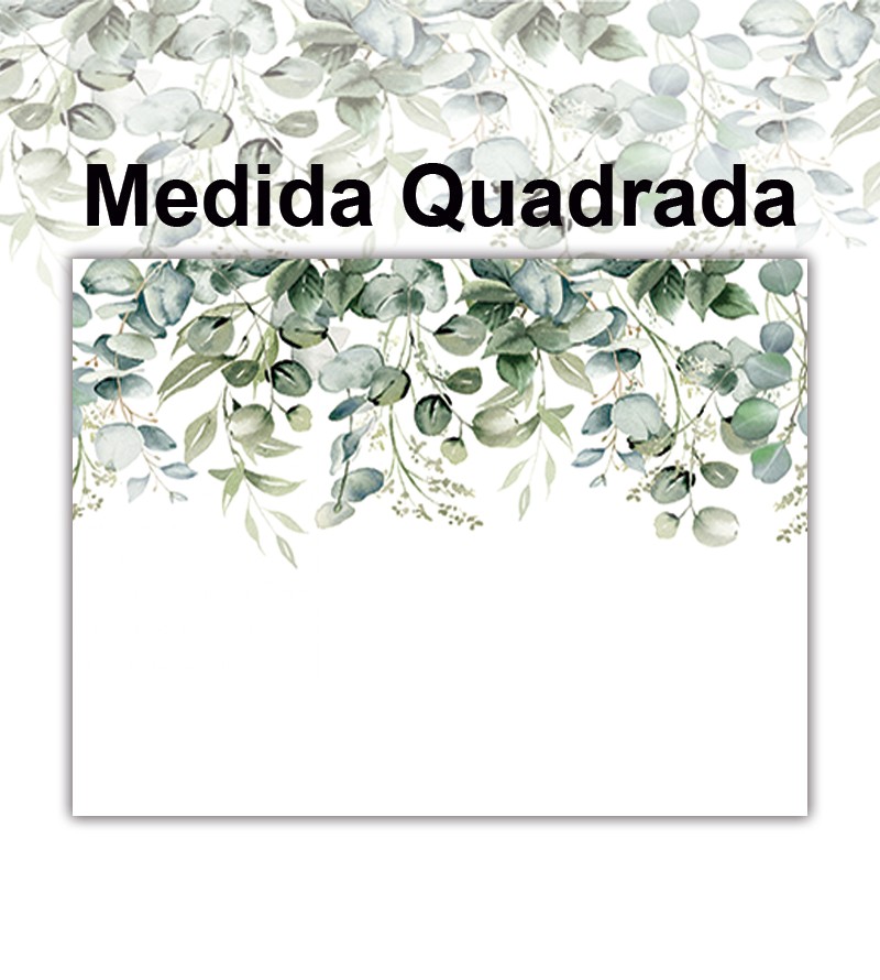 Papel de Parede Foto Mural Aquarela Folhagens...