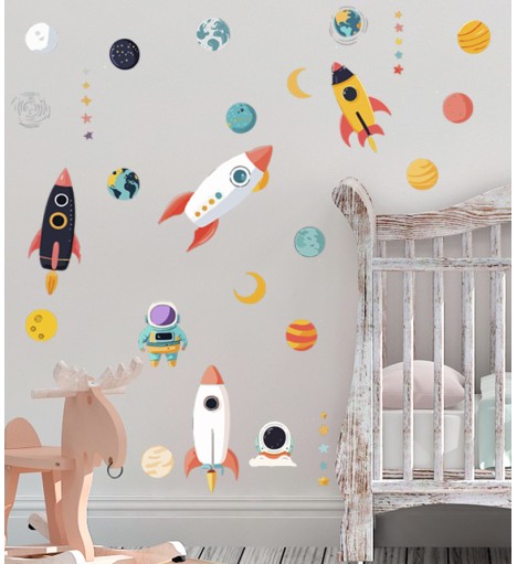 Adesivos de Parede Foguete...