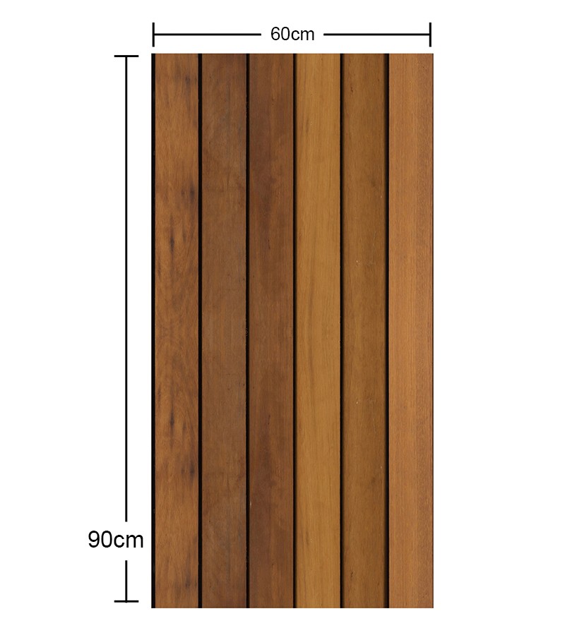 Revestimento Flexível Decorativo Efeito Deck de...