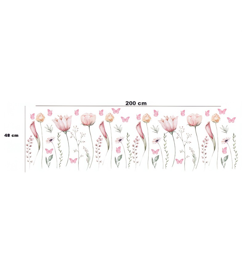 Adesivo Decorativo de Parede em Recorte Jardim...