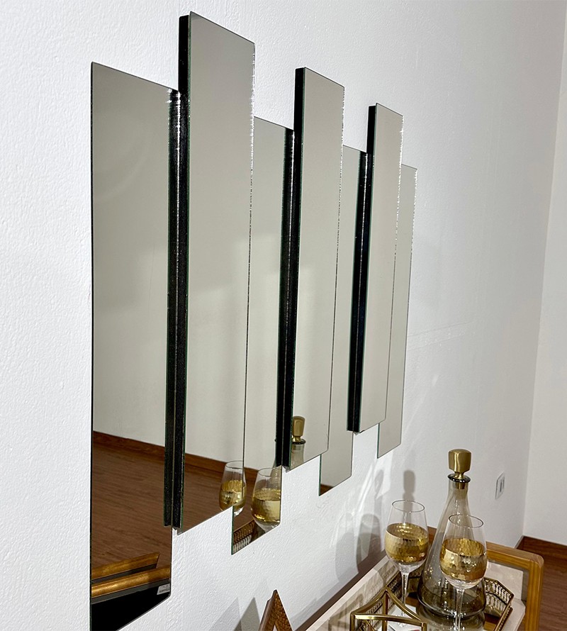 Espelho Decorativo Berlim 3D Painel Vertical...