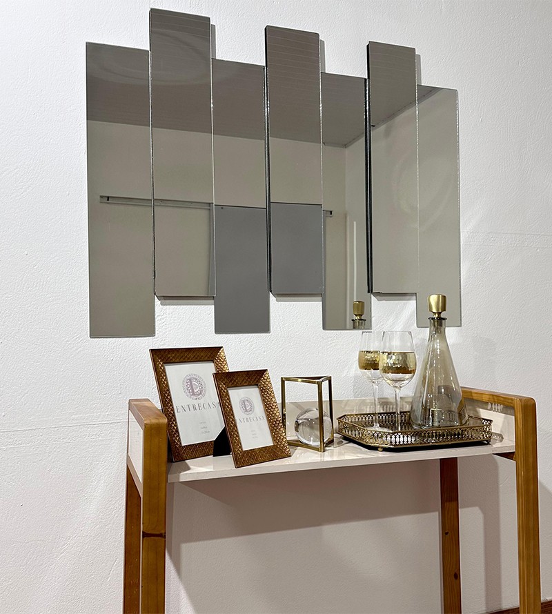 Espelho Decorativo Berlim 3D Painel Vertical...