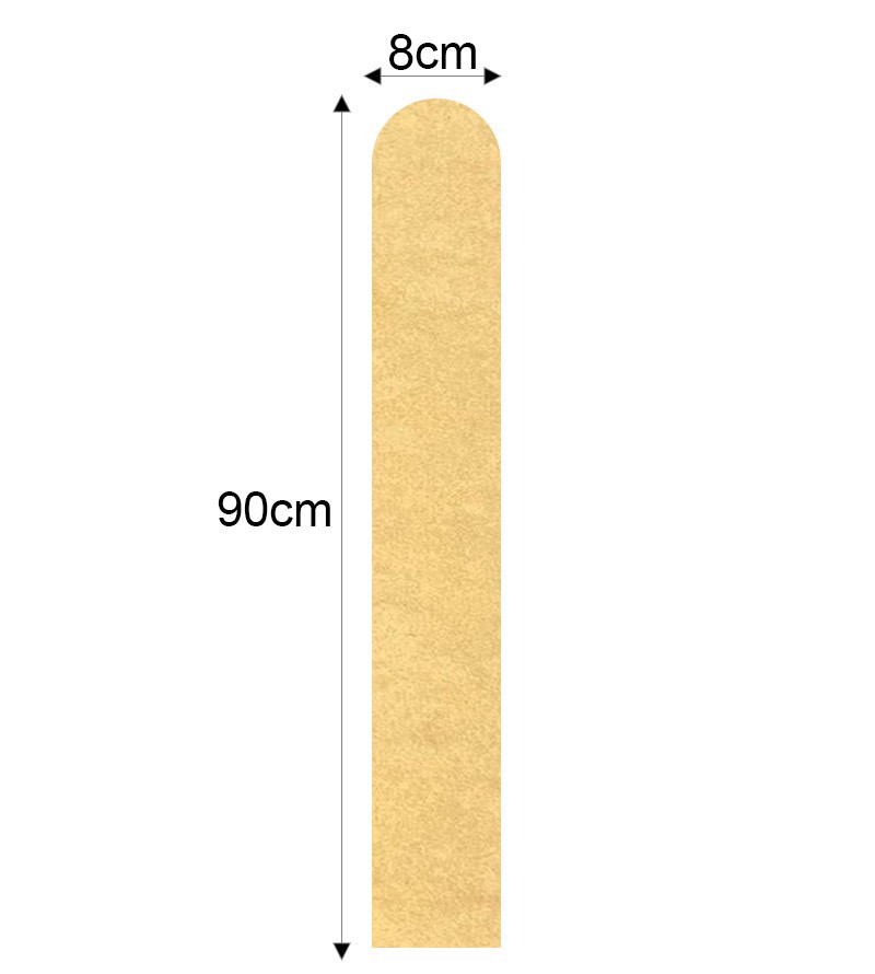 Ripas de Shiplap Nuvem MDF Cru Decorativa