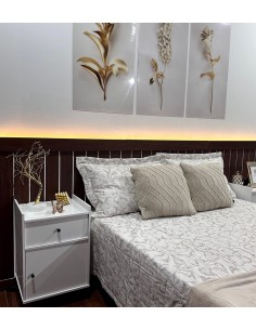 Ripas de Shiplap MDF Imbuia...