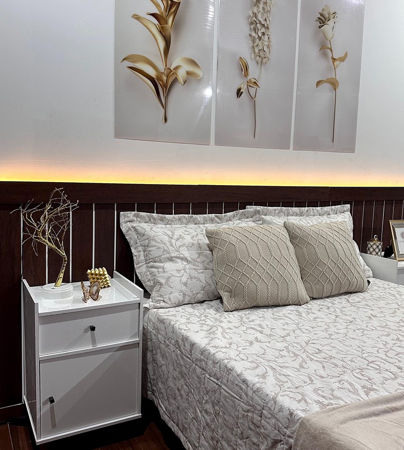 Ripas de Shiplap MDF Imbuia Premium Decorativa