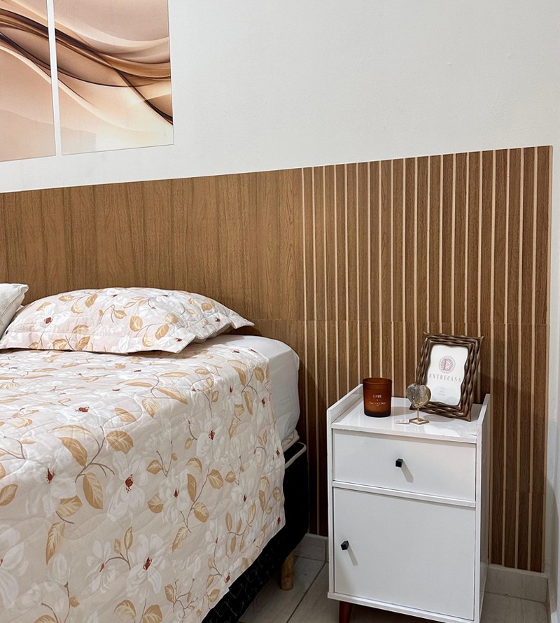 Placa de Madeira Lisa Freijó Revestimento...