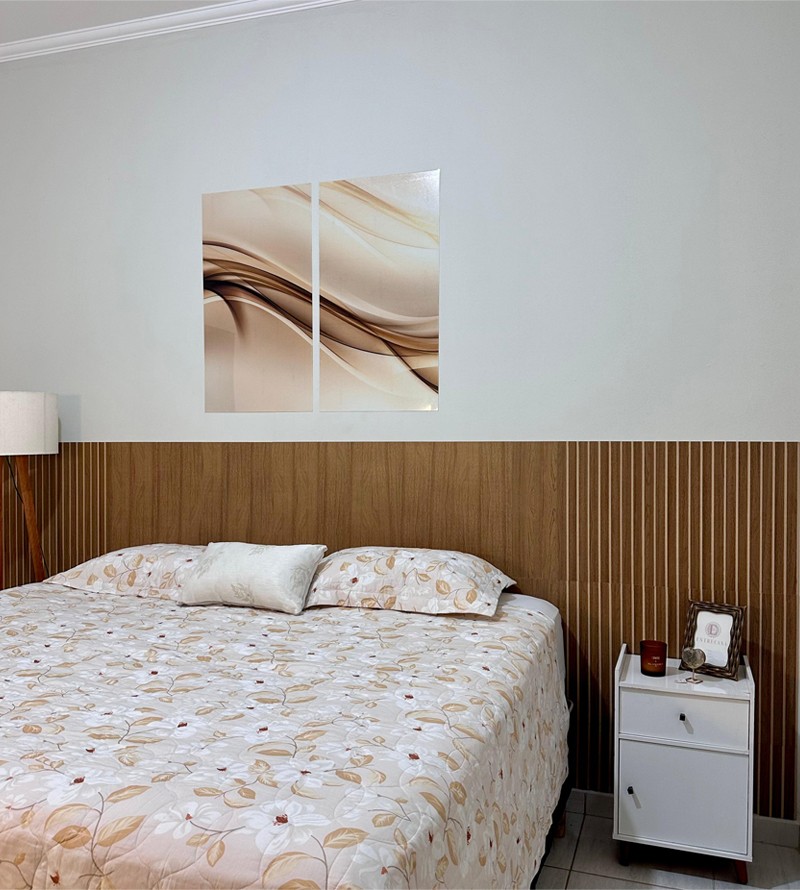 Placa de Madeira Lisa Freijó Revestimento...