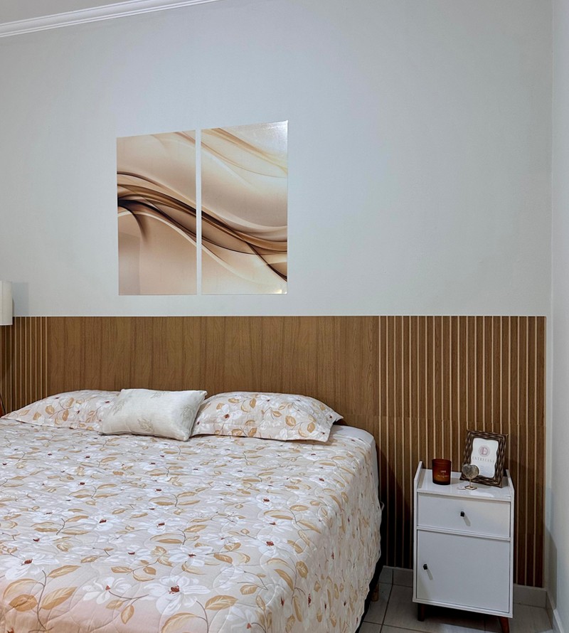 Placa de Madeira Lisa Freijó Revestimento...