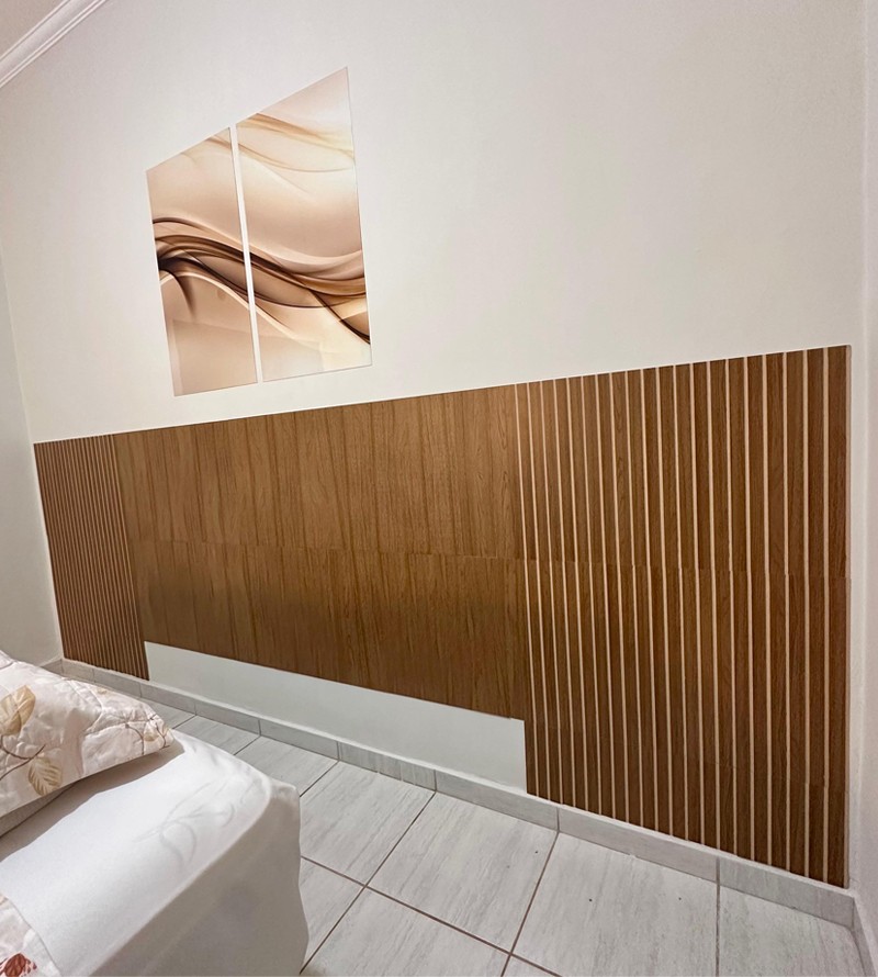 Placa de Madeira Lisa Freijó Revestimento...