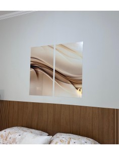 Kit 2 Quadros Decorativo em...