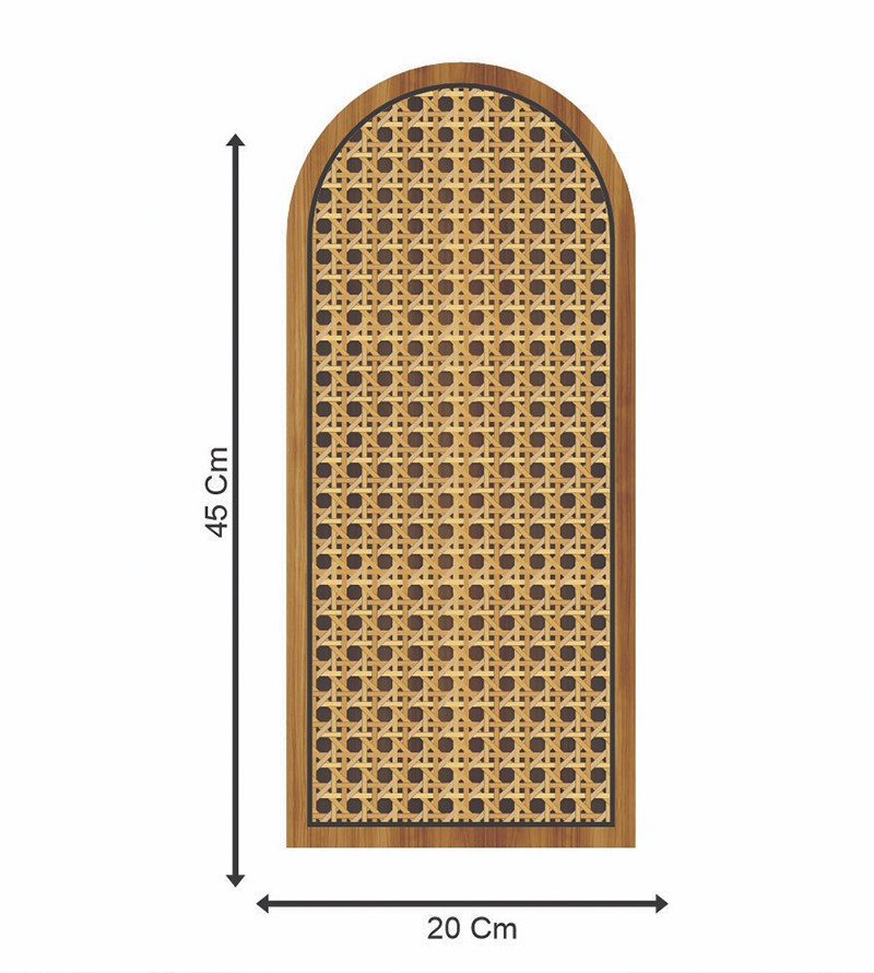Cabeceira Indiana Nuvem Modular Autocolante em MDF