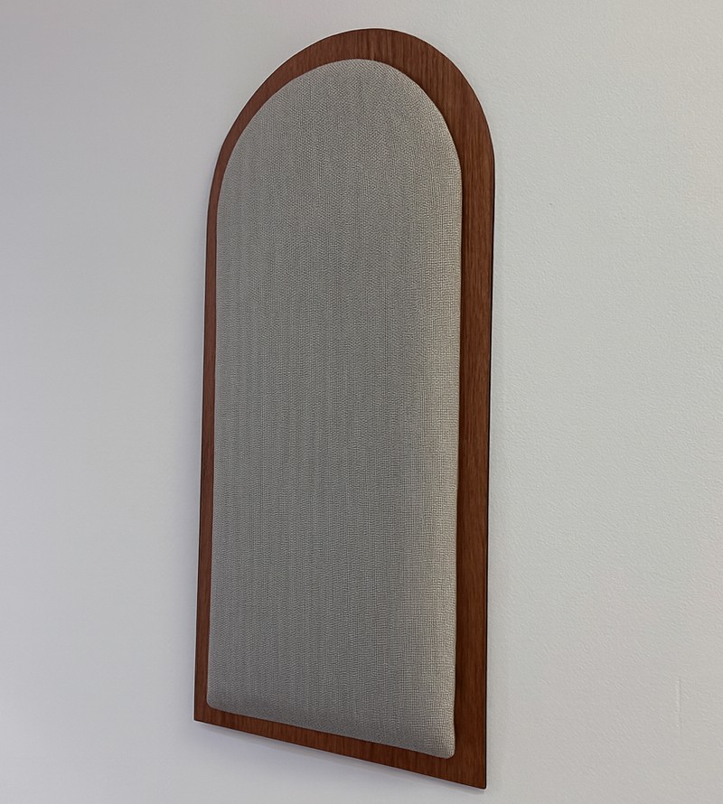 Cabeceira Aura Estofada Flutuante Modular com...