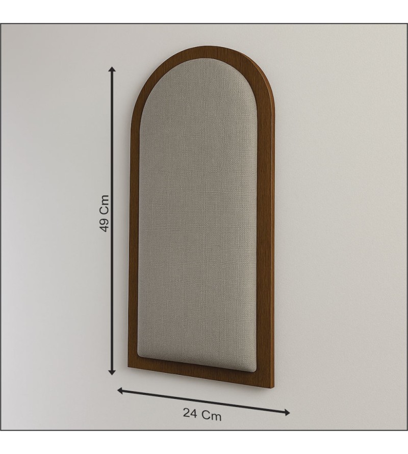 Cabeceira Aura Estofada Flutuante Modular com...