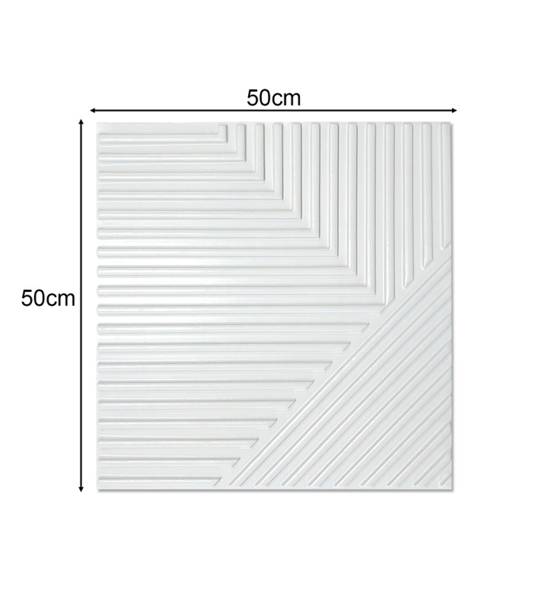 Placa Decorativa de Parede 3D Revestimento PVC...