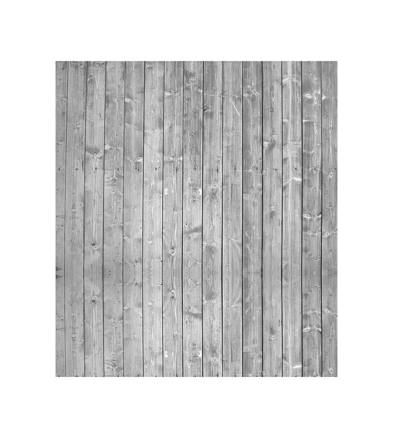 Papel de Parede Madeira Envelhecida em Tons Cinza - Madeira 154