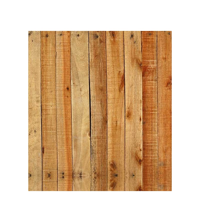 Papel de Parede Tábuas Rústicas em Tons Bege e Marrom - Madeira 165