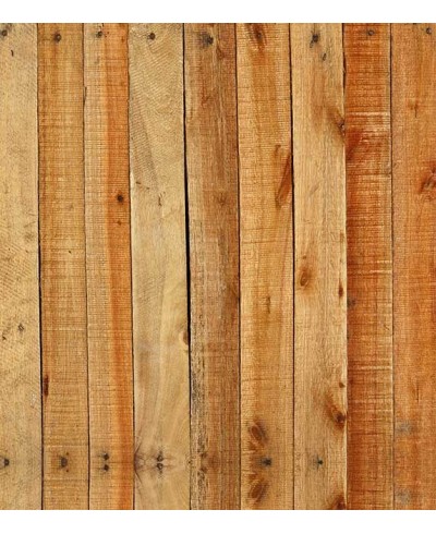 Papel de Parede Tábuas Rústicas em Tons Bege e Marrom - Madeira 165