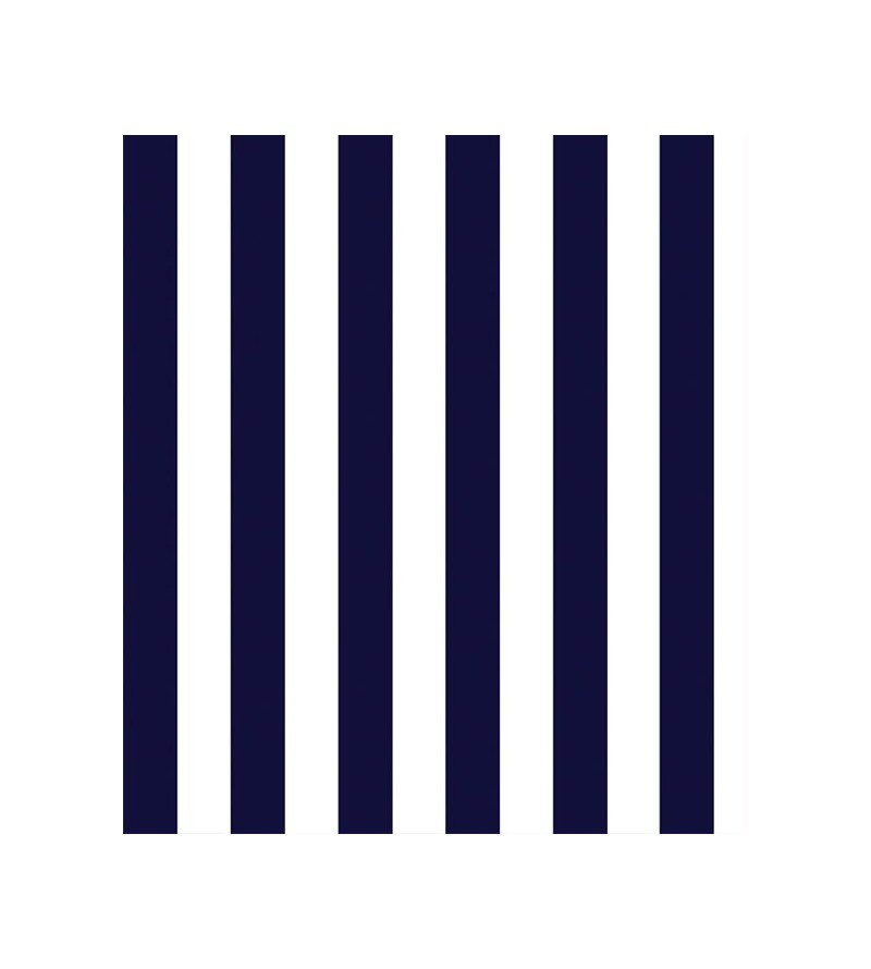 Papel de parede listrado em tons de azul escuro listras com 10cm - Listrado 1019