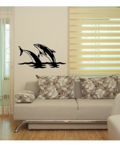 Adesivo de parede com tema golfinhos