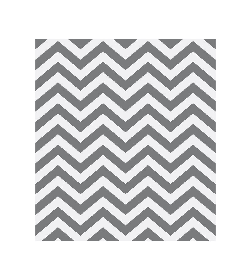 Papel de parede chevron em listras zigue zague com o fundo branco e listras em cinza - Chevron 12