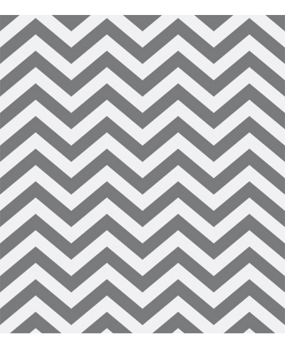 Papel de parede chevron em listras zigue zague com o fundo branco e listras em cinza - Chevron 12