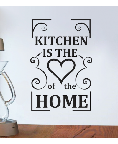 Adesivo de cozinha The Kitchen is the heart of the home - Cozinha 19
