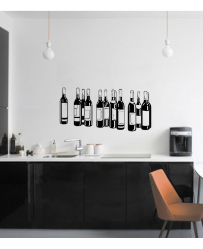 Adesivo de cozinha garrafas de Vinho - Cozinha 32