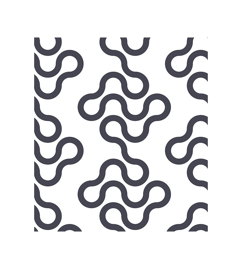 Papel de parede branco com detalhes preto