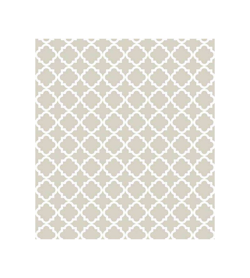 Papel de parede em tons bege - Geométrico 42