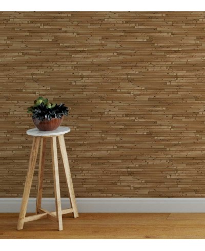 Papel de Parede Tacos de Madeira Finos