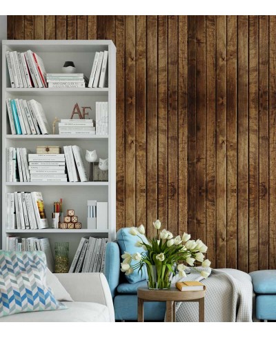 Papel de Parede Tacos de Madeira Deck Rústico