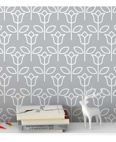 Papel de parede Minimalista em Cinza Claro e Branco