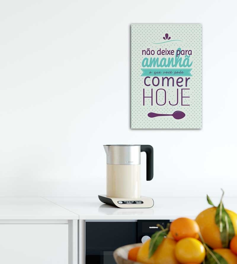 Poster decorativo Não deixe para amanhã