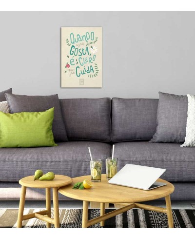 Poster decorativo Quando a gente gosta