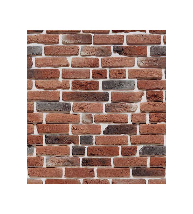 Papel de parede estilo tijolos de tamanhos variados - Textura 46