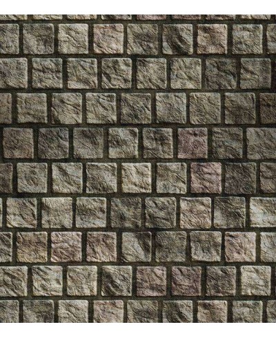 Papel de parede em tons cinza com detalhes creme - Textura 70