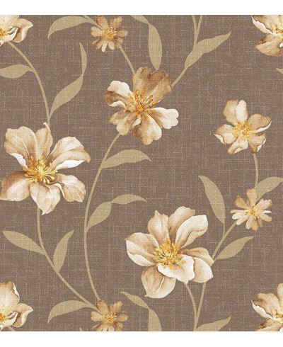 Papel de parede em tons marrom e bege - Dream 17