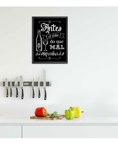 Poster decorativo Antes Só Vinho