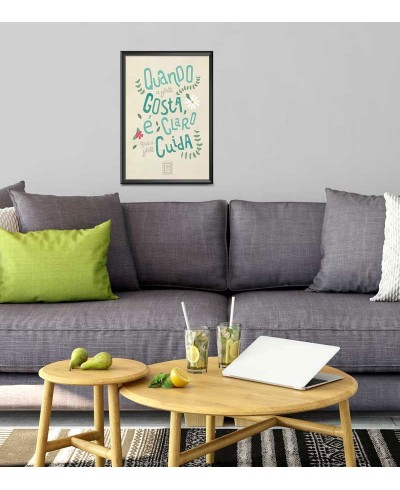 Poster decorativo Quando a gente gosta