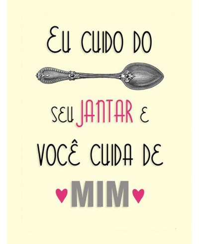 Poster decorativo Jantar