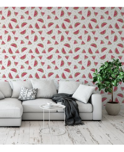 Papel de Parede Infantil Com Lindas Melancias - Kids 234