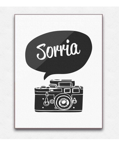 Poster decorativo Sorria