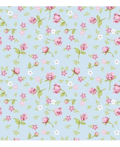 Papel de parede Delicado Romântico Bebê Flores