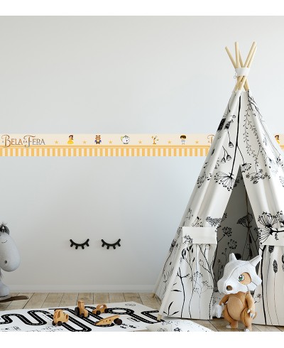 Border A Bela e a Fera Listras