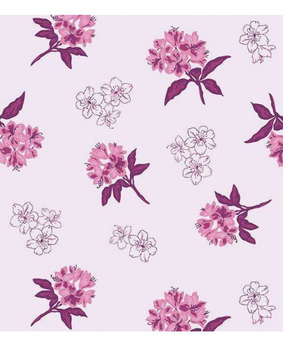 Papel de parede floral tons pink, rosa, bordo, fundo em rosa - Encanto 12