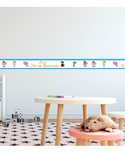 Border Alice no País das Maravilhas