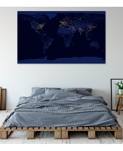 Painel Fotográfico Mapa Mundi