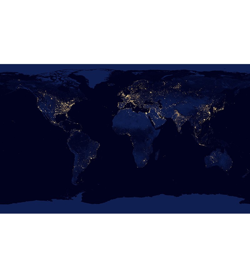 Painel Fotográfico Mapa Mundi
